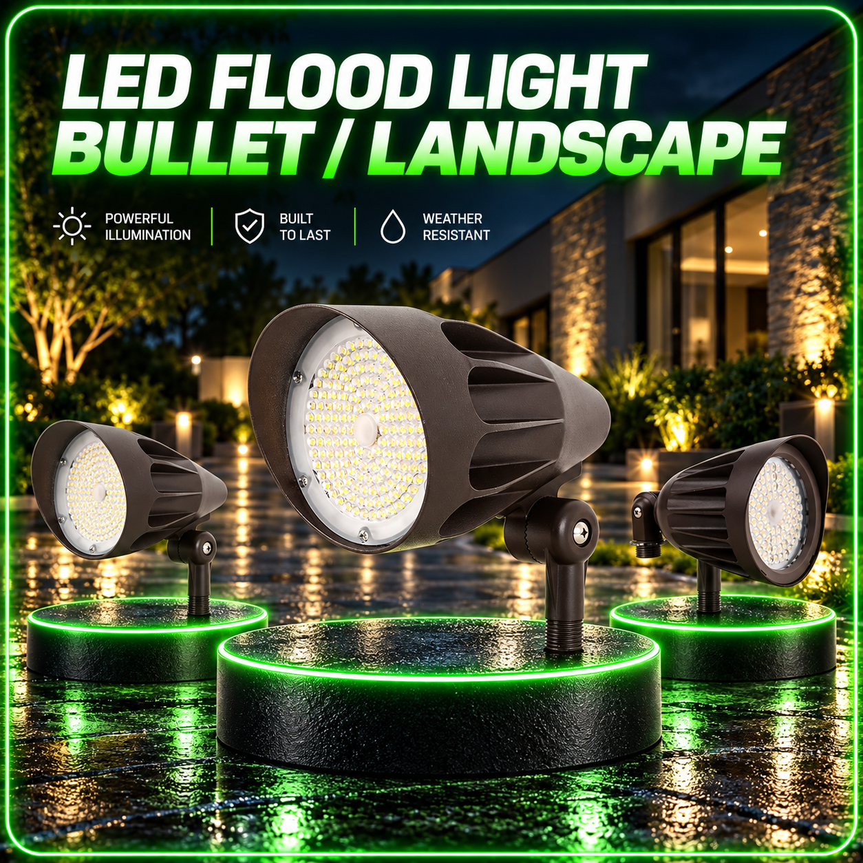 LED Flood Light – Bullet / Landscape