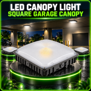 LED Canopy Light – Square Garage Canopy