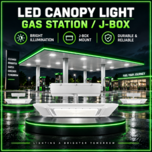 LED Canopy Light – Gas Station / J-Box
