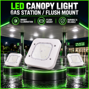 LED Canopy Light – Gas Station / Flush Mount