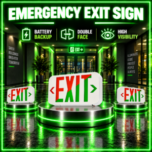 Emergency Exit Sign