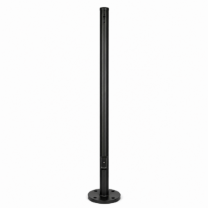 25ft Black 4.5'' Round Steel Light Pole 11 Gauge