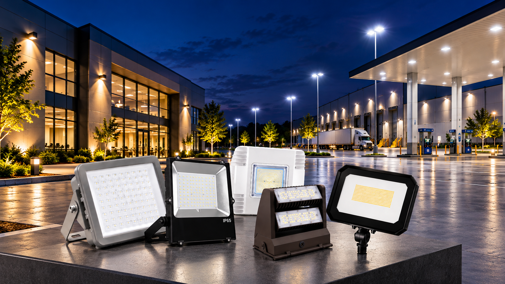 Commercial and industrial LED lighting